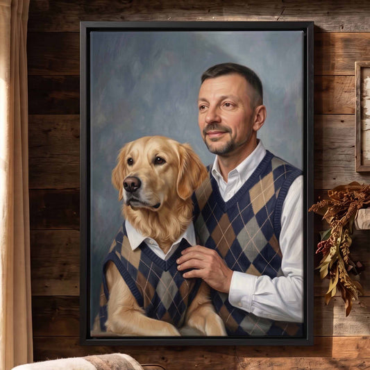 The Dignified Duo Portrait Wall Art