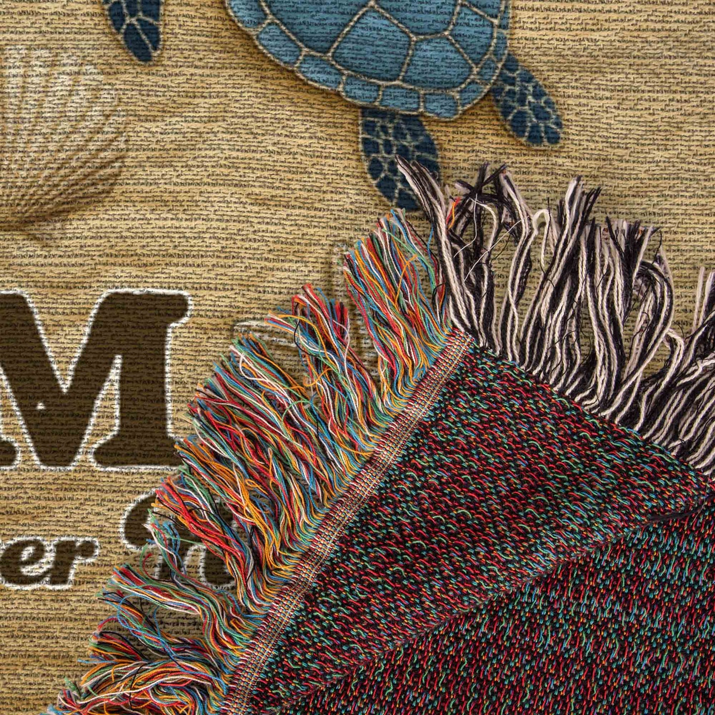 Mom Forever Home Custom Premium Woven Blanket