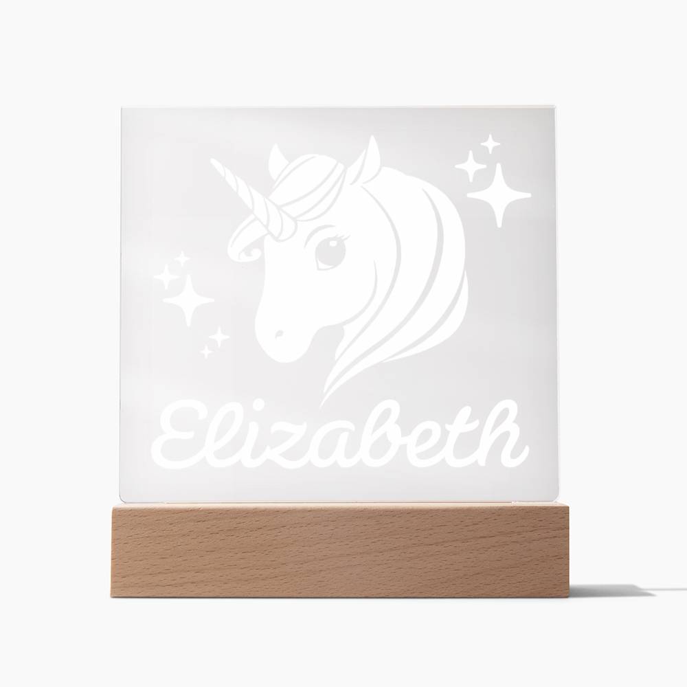 Unicorn Personalized Keepsake Night Light