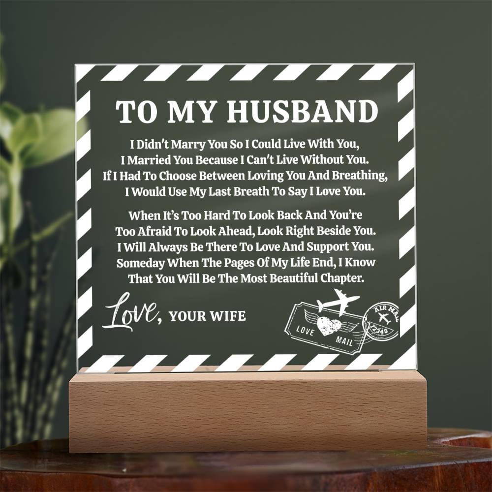 Love Letter Keepsake To My Husband From Wife