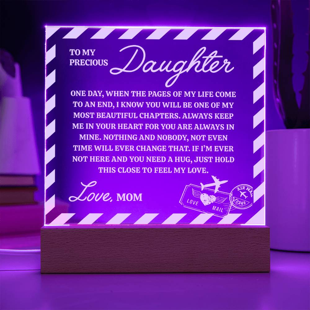 Letter To My Daughter Light Keepsake