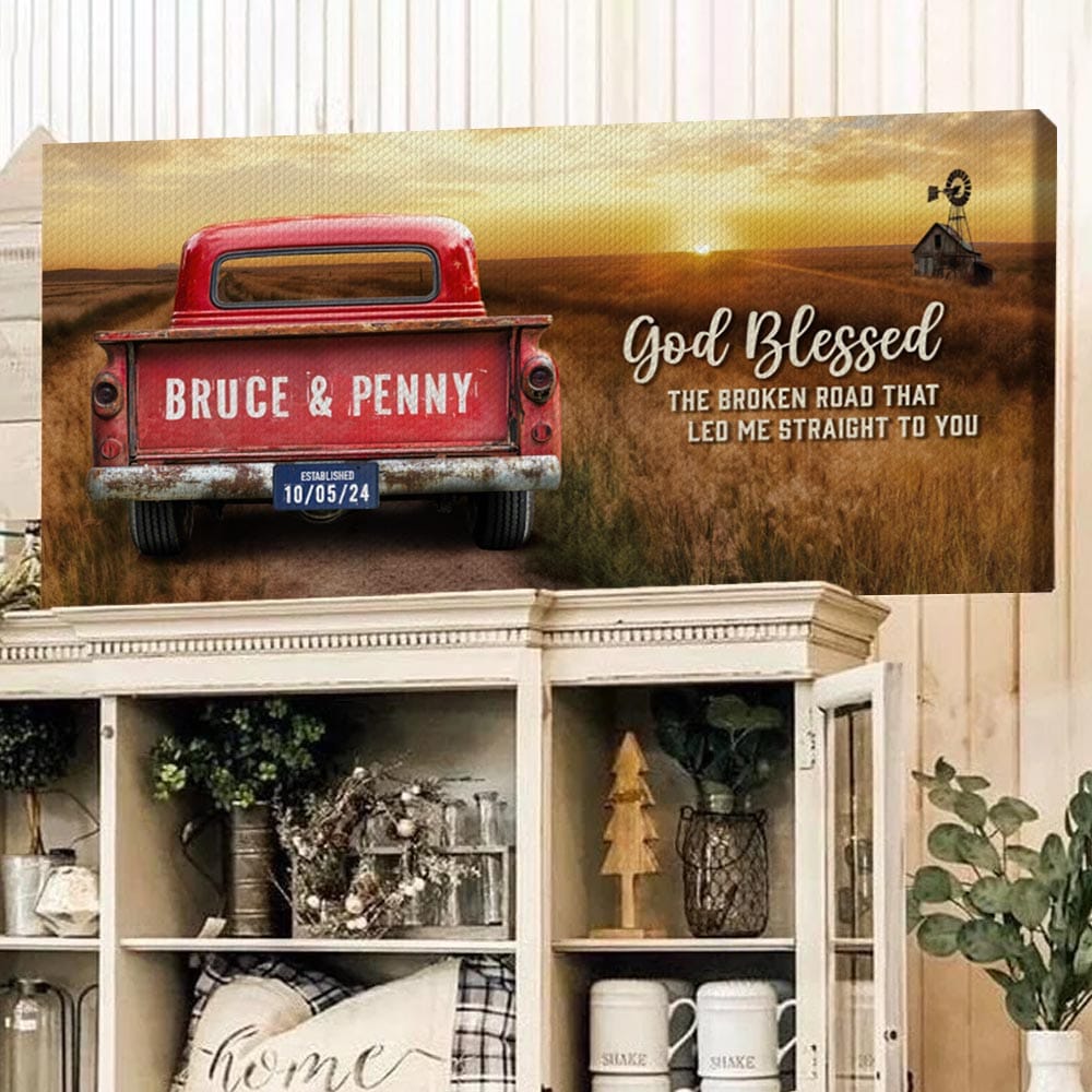 Black Friday Deal: Custom Vintage Truck Canvas