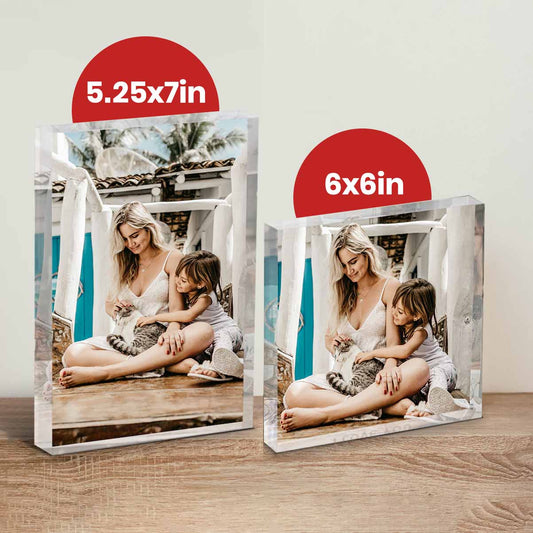 Custom Your Photo Acrylic Block