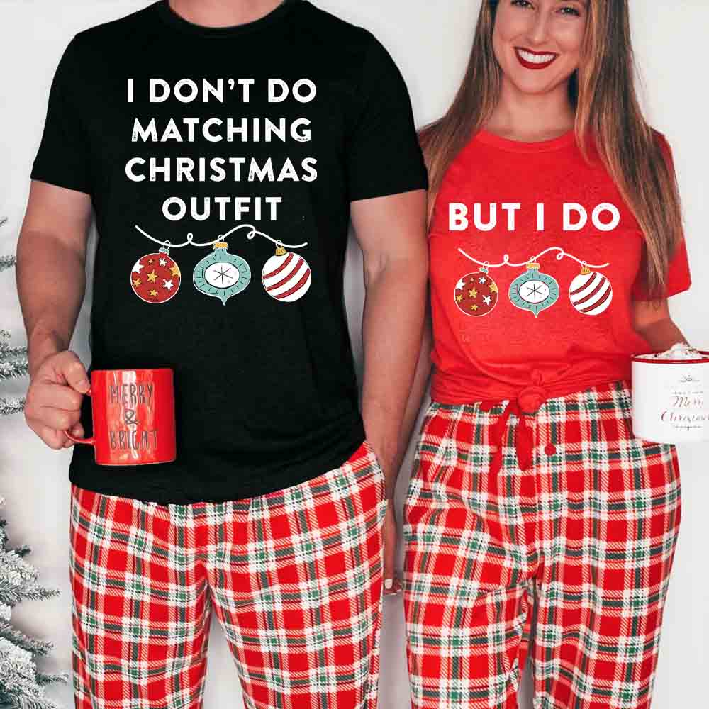 Funny Family Matching Christmas PJs Shirt *SHIRT ONLY*