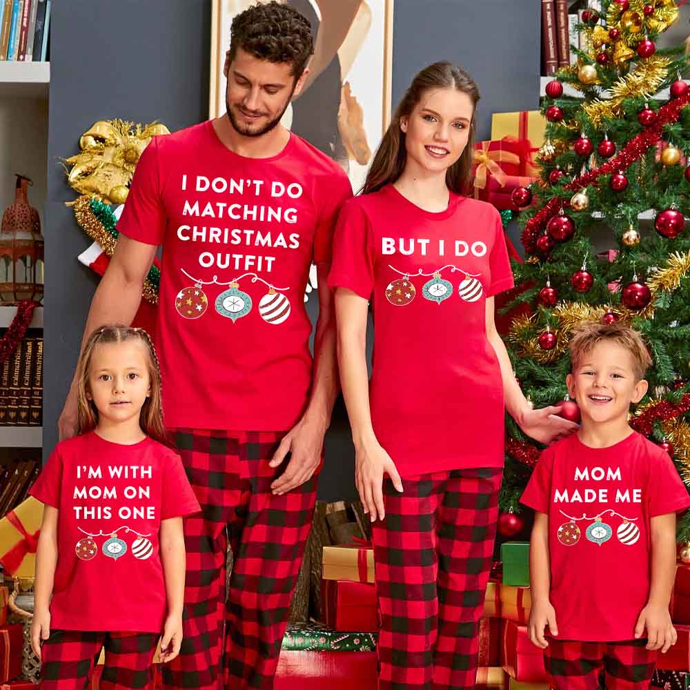 Funny Family Matching Christmas PJs Shirt *SHIRT ONLY*