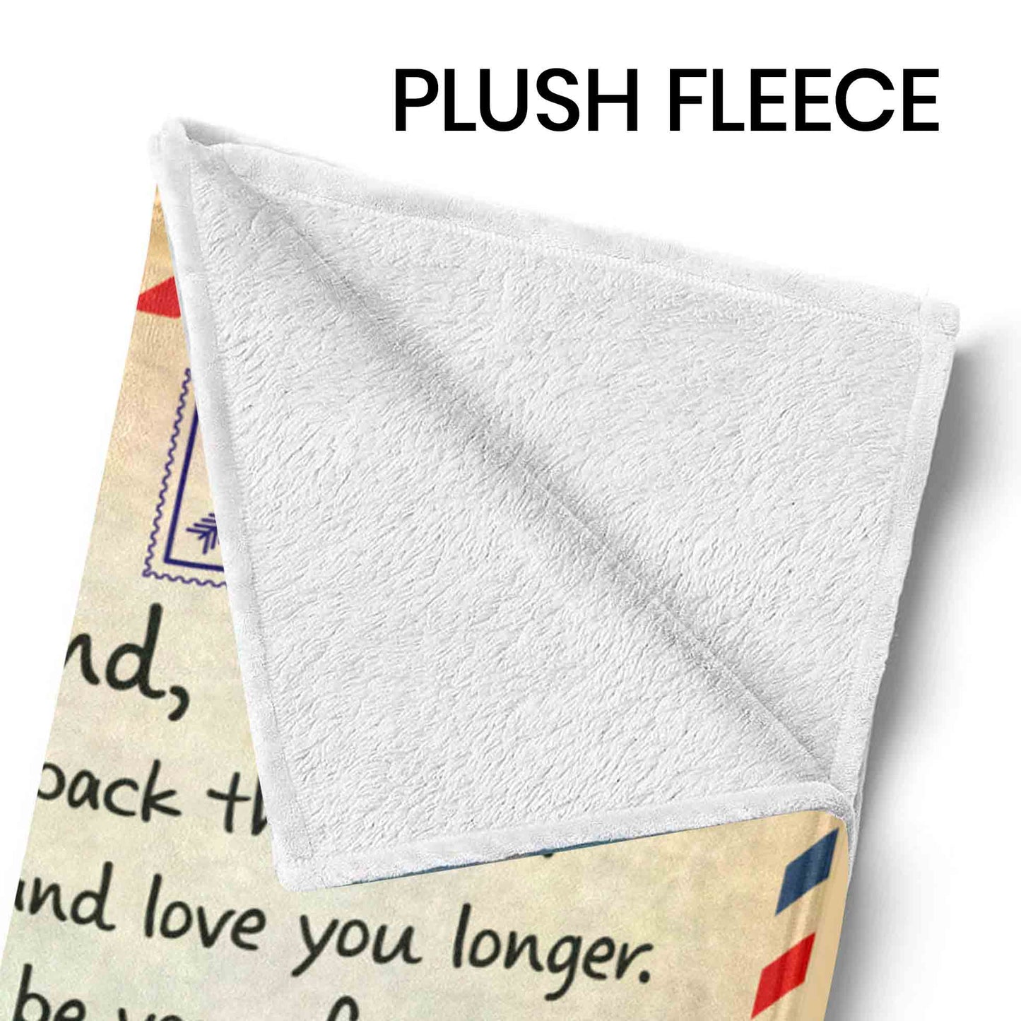Personalized Giant Love Letter Blanket For Her