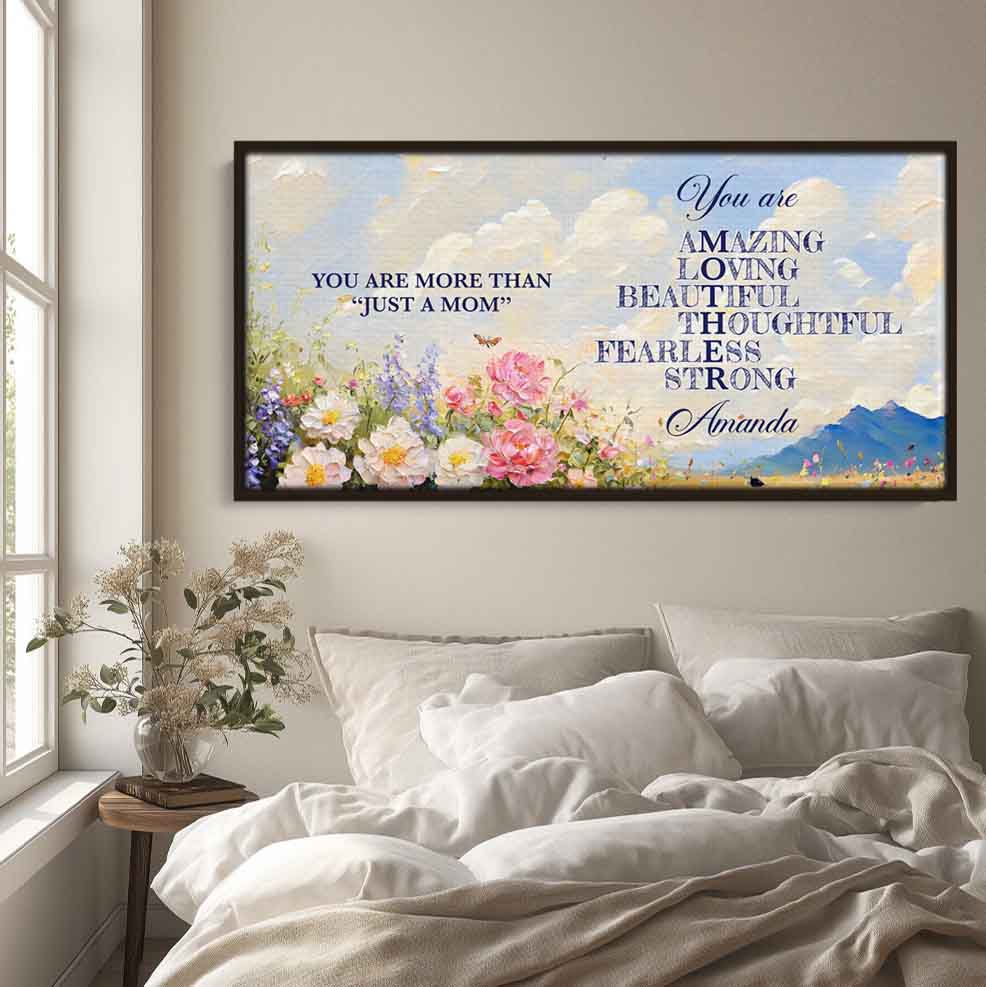 More Than Just A Mom Custom Canvas