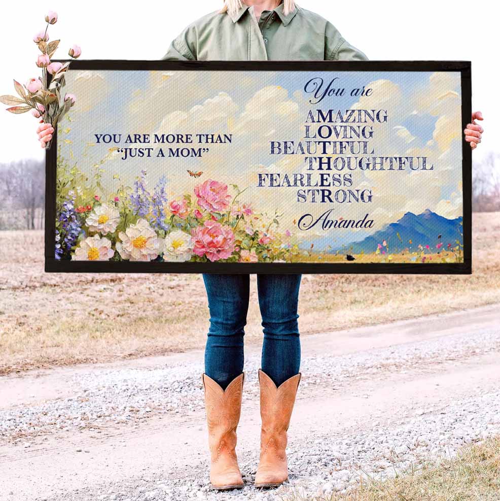 More Than Just A Mom Custom Canvas