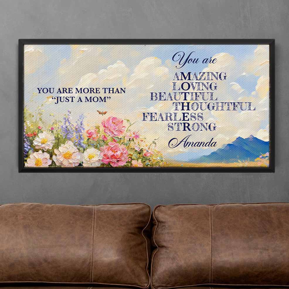 More Than Just A Mom Custom Canvas