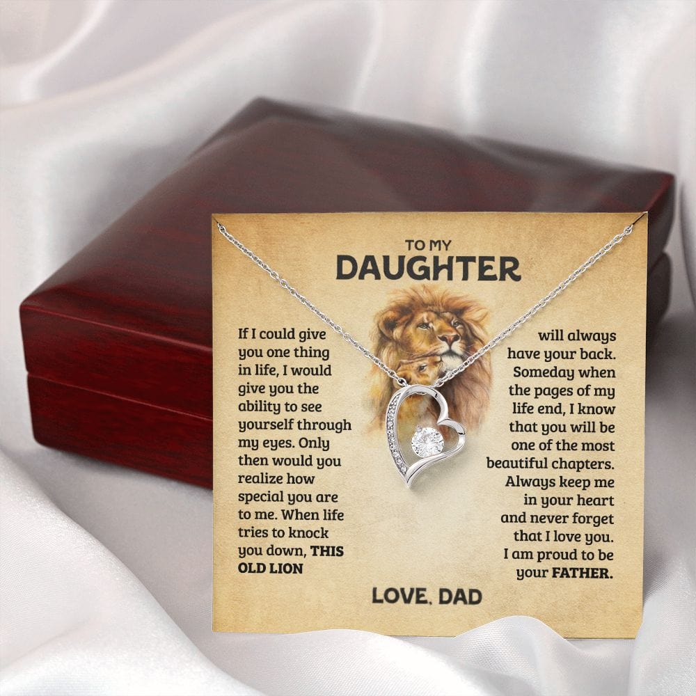 Through My Eyes | To My Daughter Necklace