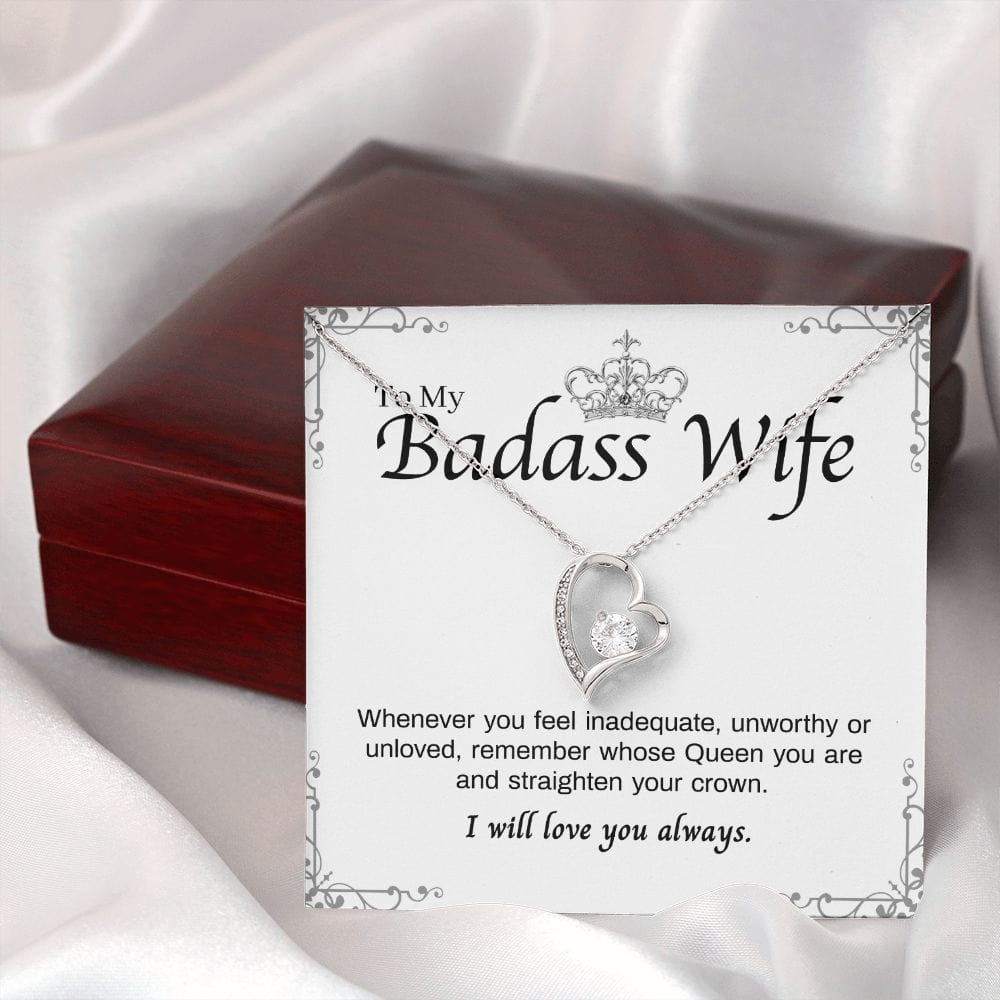 To My Badass Wife Necklace