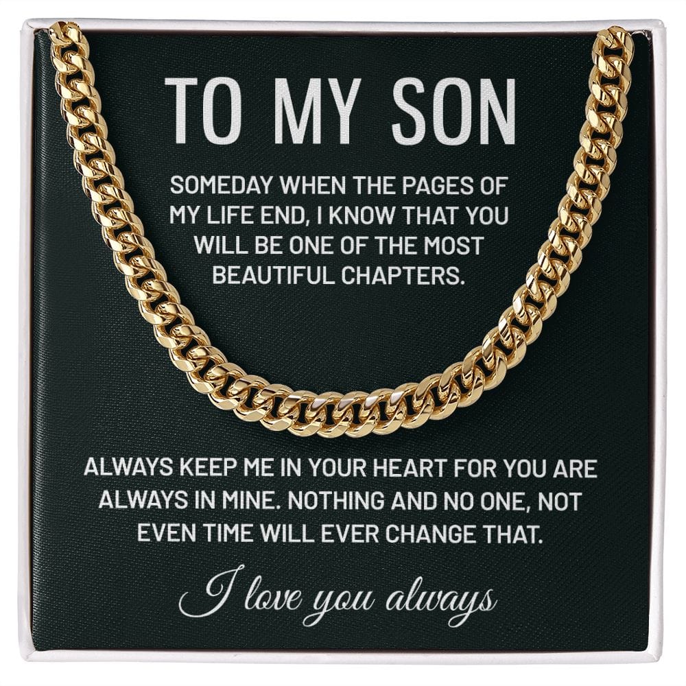 Most Beautiful Chapter | To My Son Cuban Chain