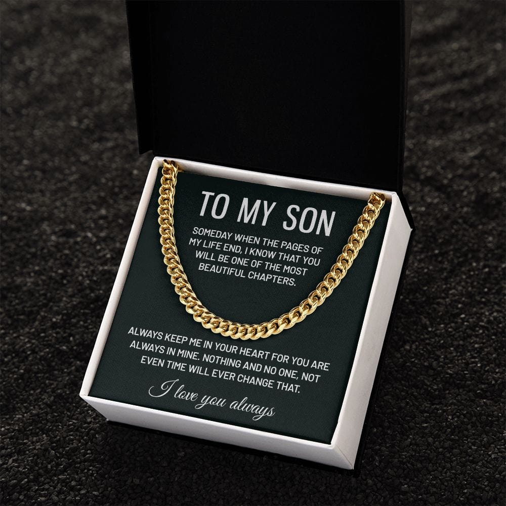 Most Beautiful Chapter | To My Son Cuban Chain