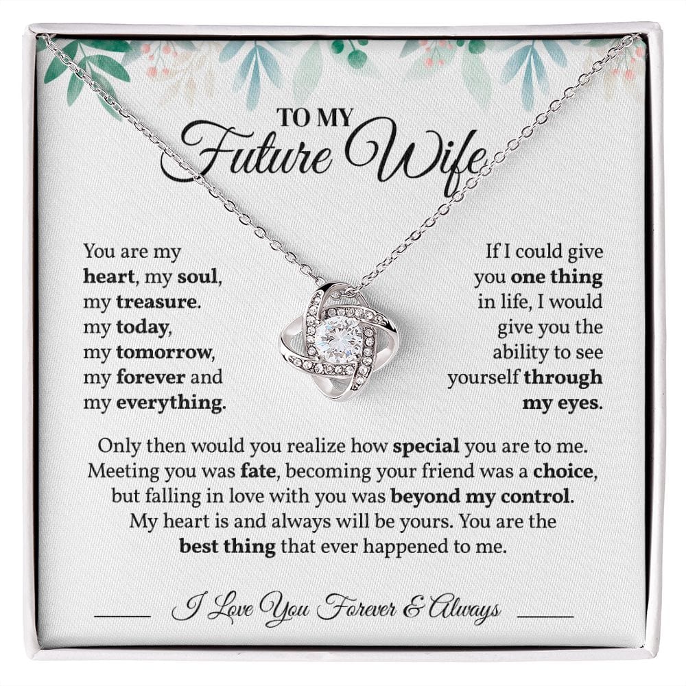To my gorgeous cheap wife heart necklace