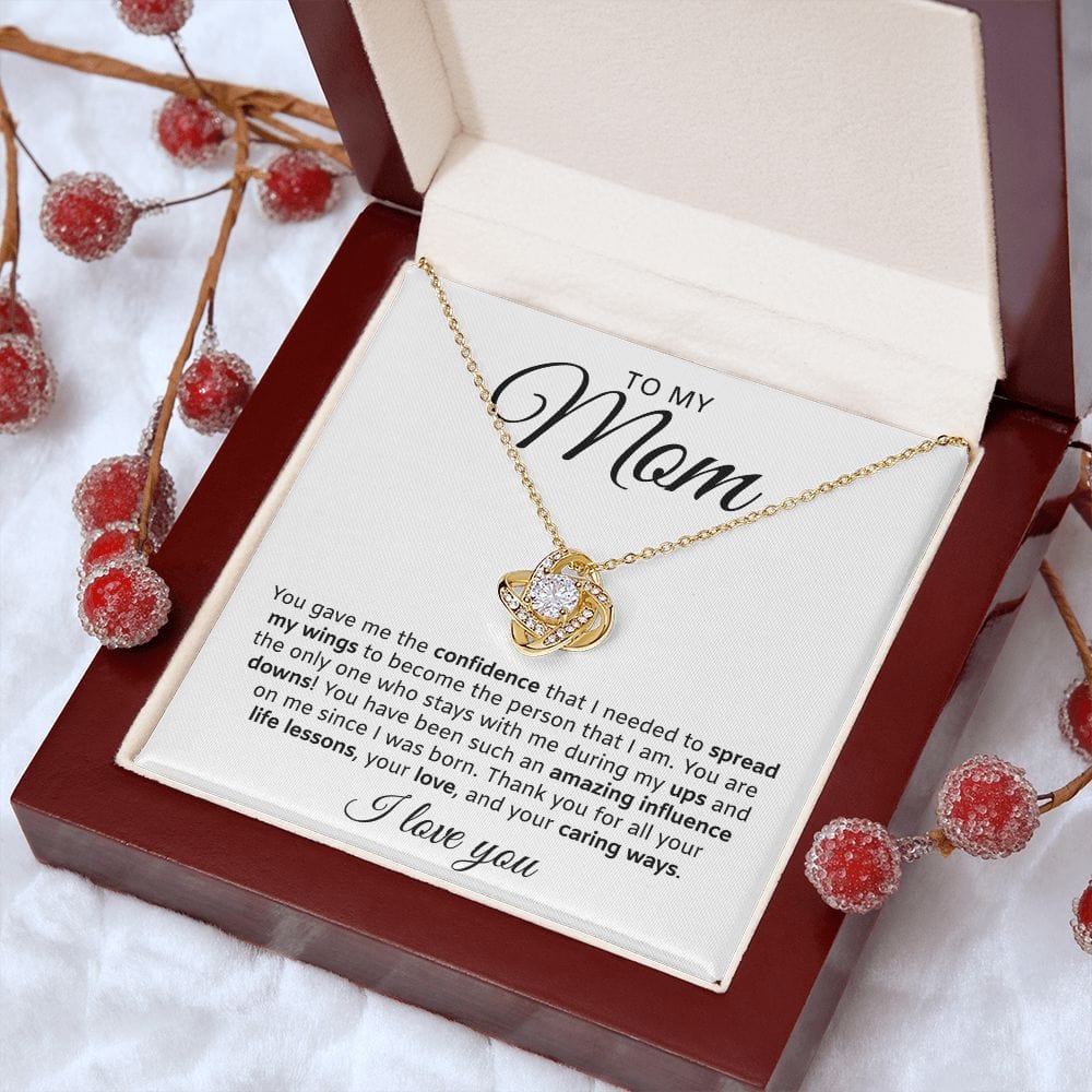 You Gave Me The Confidence | To My Mom Necklace