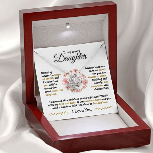 Beautiful Chapter| To My Daughter Necklace From Mom & Dad