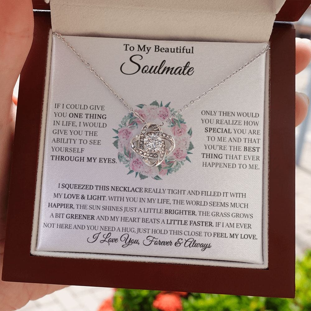 Happier Brighter | To My Soulmate Necklace