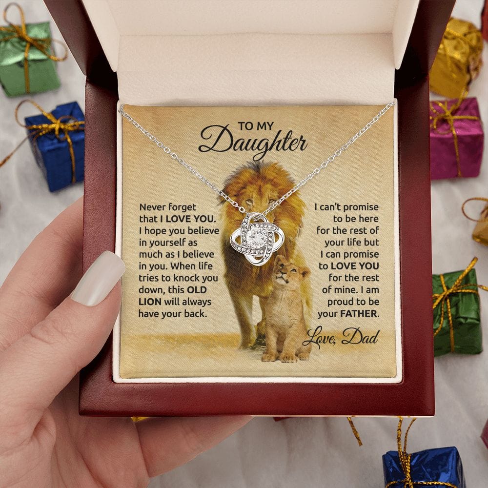 Never Forget That I Love You | To My Daughter Necklace From Dad
