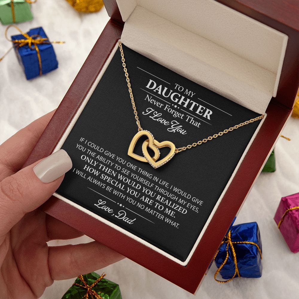 Never Forget I Love You | To My Daughter Necklace From Dad