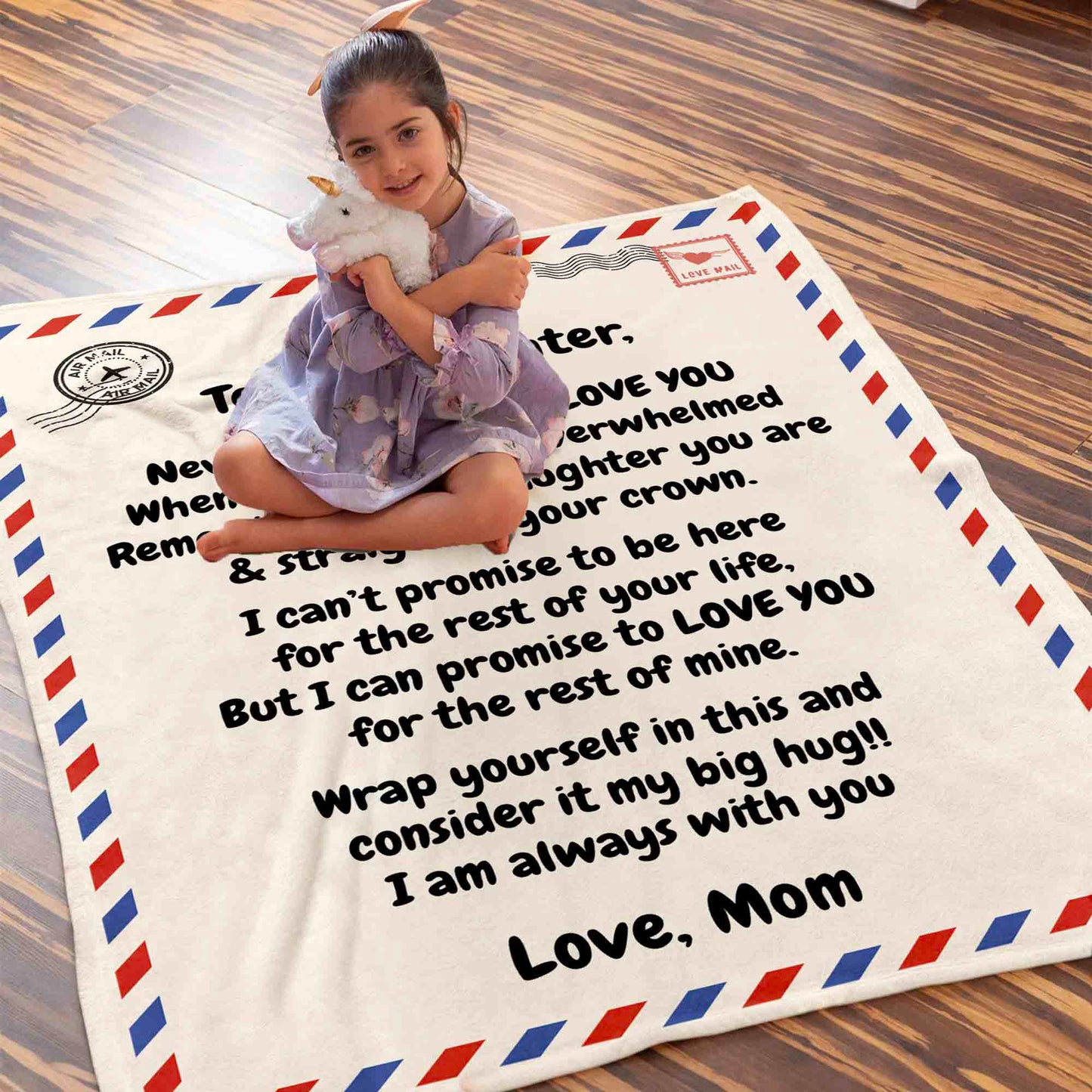 Straighten Your Crown | To My Daughter Blanket
