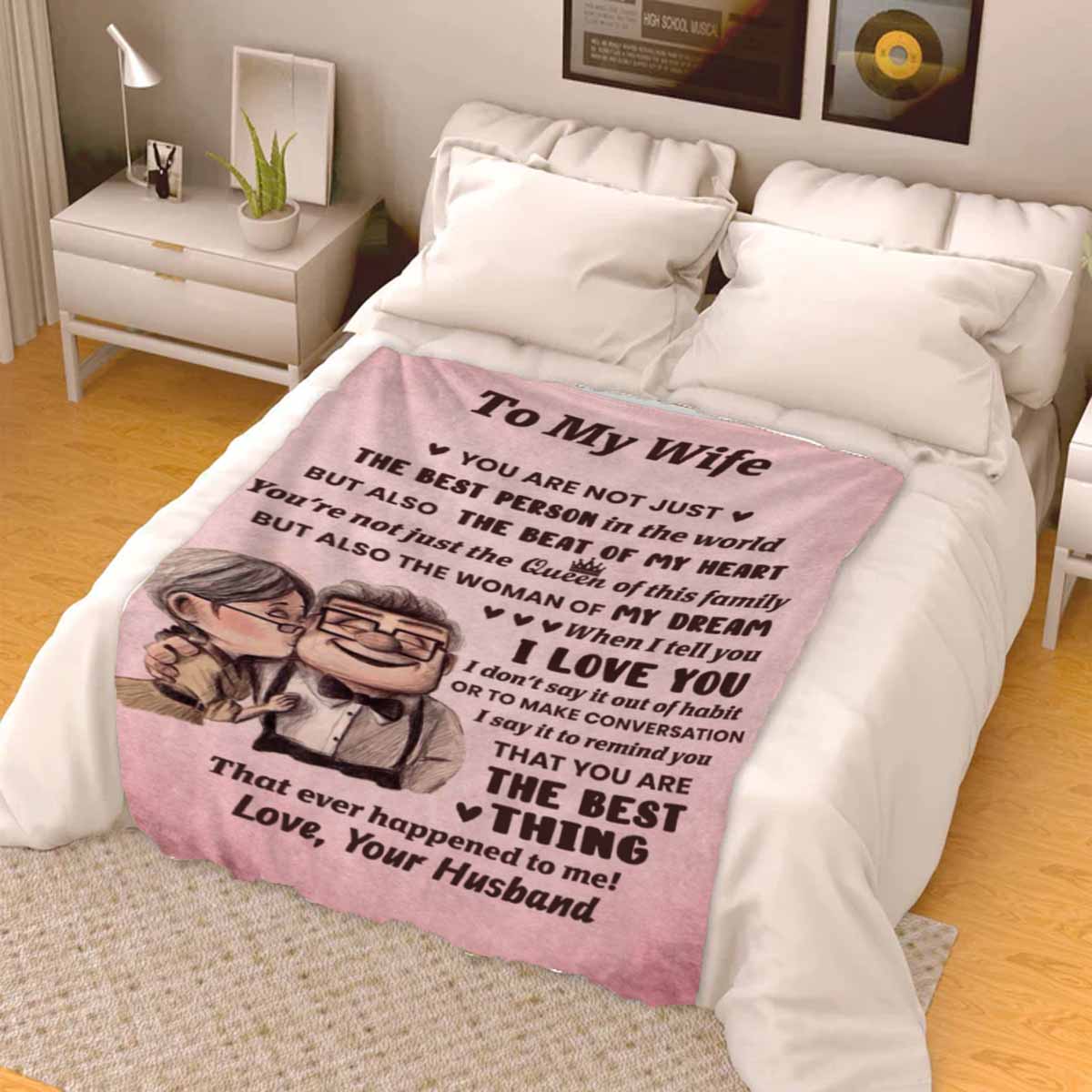 The Best Person In The World | To My Wife Cozy Blanket