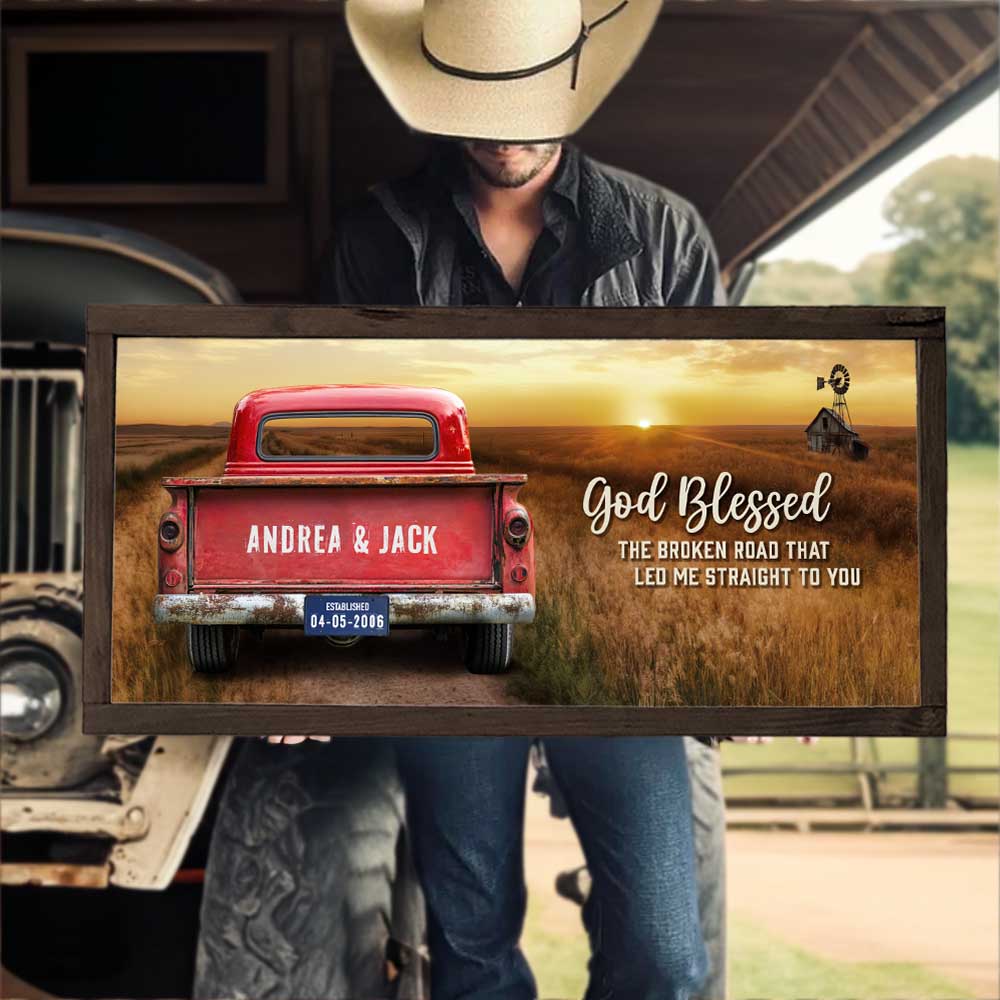 Black Friday Deal: Custom Vintage Truck Canvas