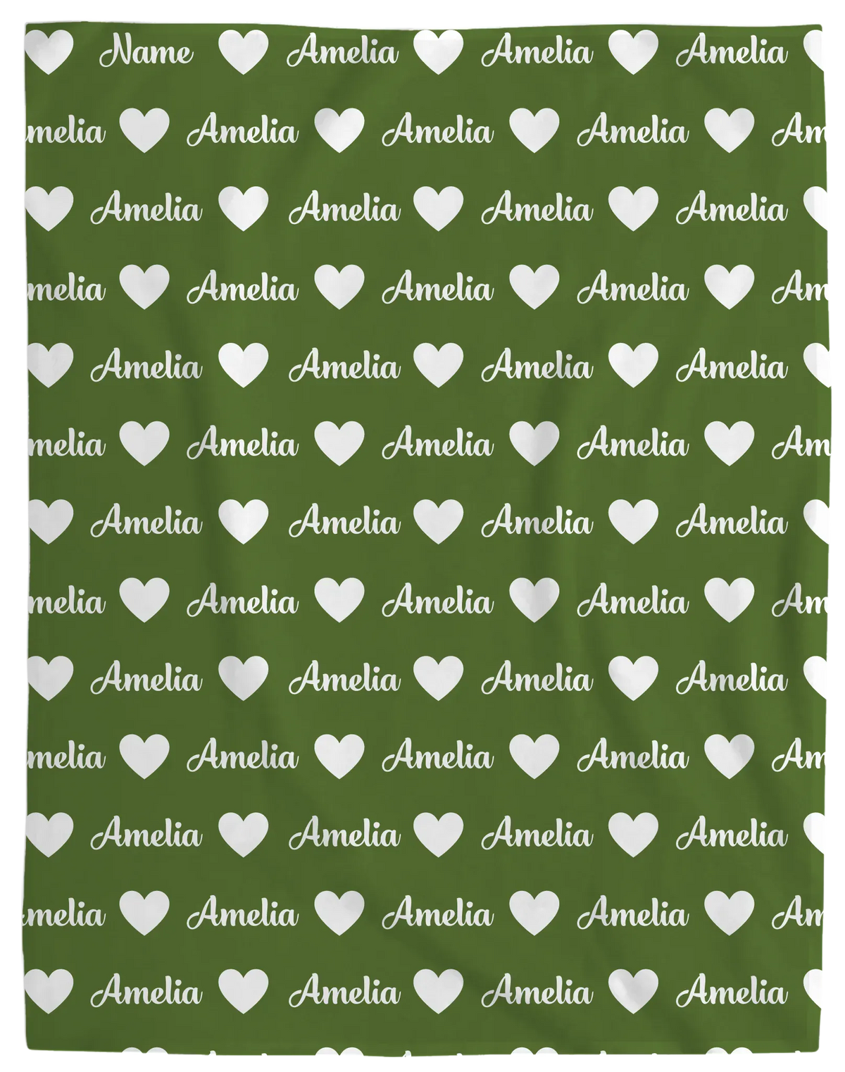 Custom Kids Name Cosy Holiday Plush Blanket