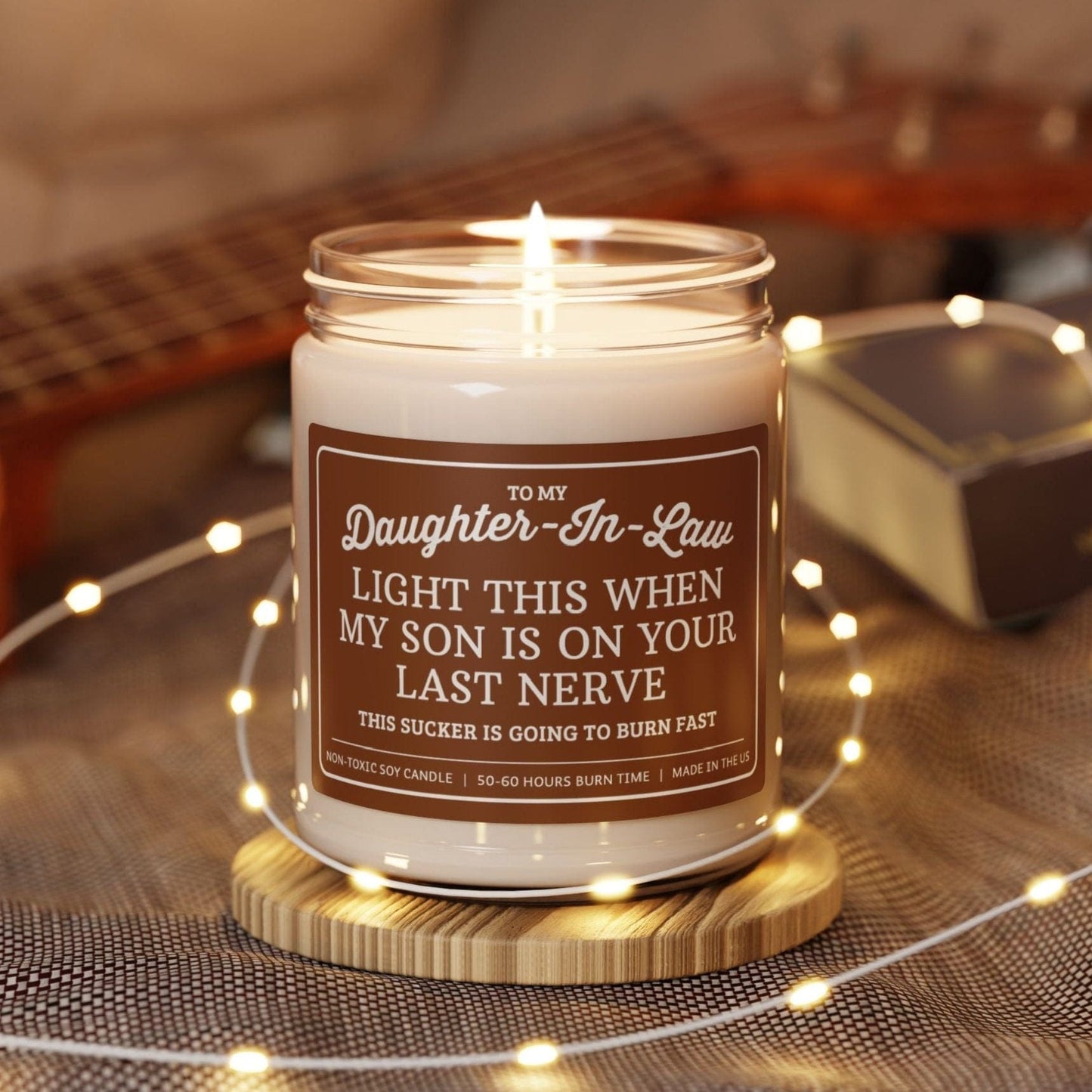 Last Nerve Funny Candle Gift For Daughter In Law