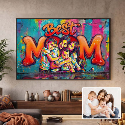 Graffiti Art for Mom and Dad Premium Canvas and Poster