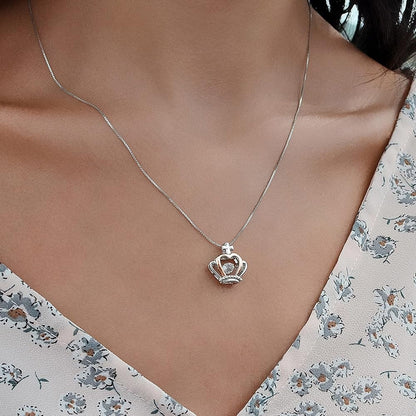 To My Queen Crown Necklace