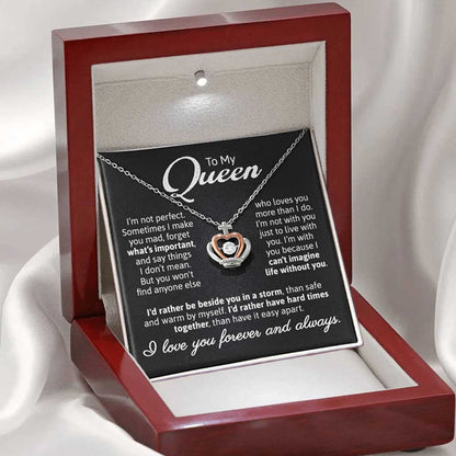 To My Queen Crown Necklace