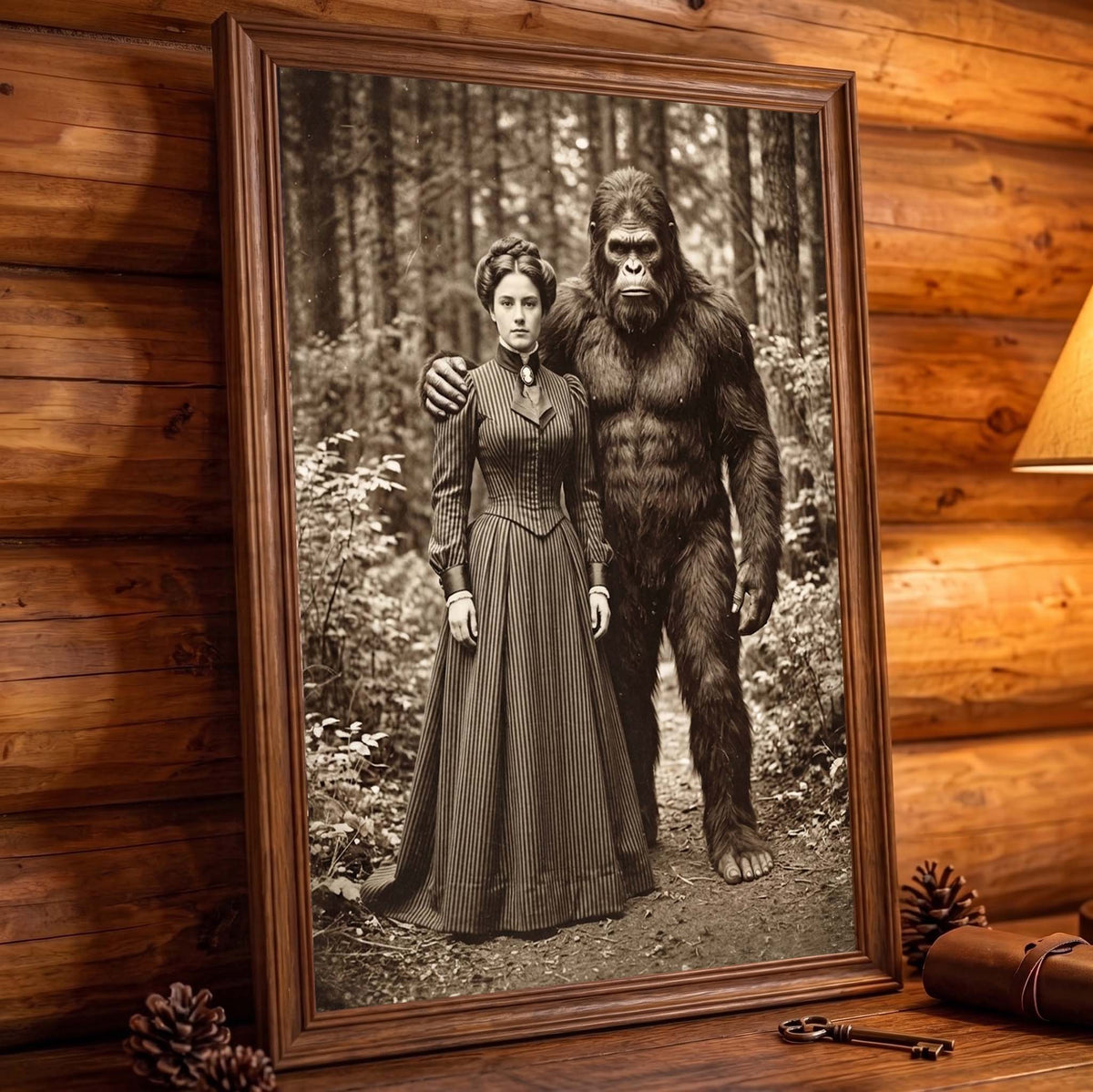 My Buddy Bigfoot Sasquatch - Vintage Custom Wall Art