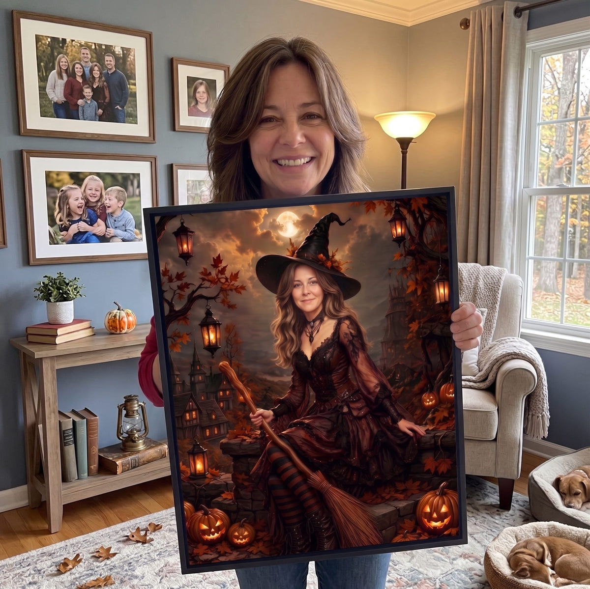 The October Witch Custom Wall Art