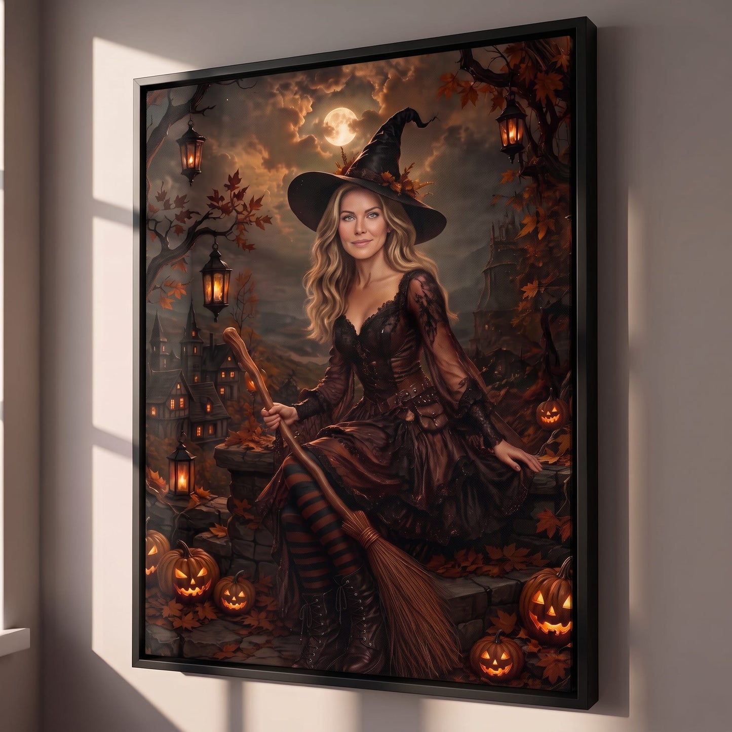 The October Witch Custom Poster and Canvas