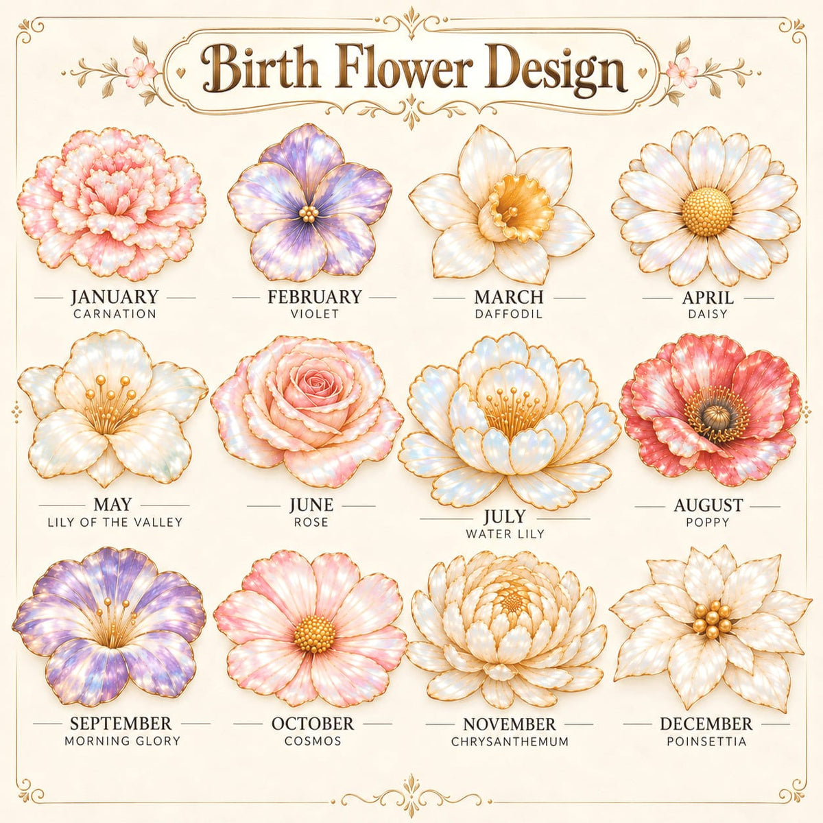 Little Girl Who Stole My Heart Custom Birth Flower Sherpa Blanket