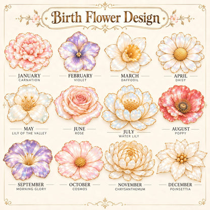 Little Girl Who Stole My Heart Custom Birth Flower Sherpa Blanket