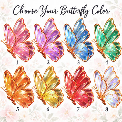 Sisters are like butterflies Custom Ceramic Ornament