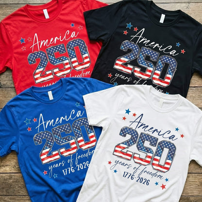 USA 250th Anniversary Matching Family Shirt, 4th July Tee