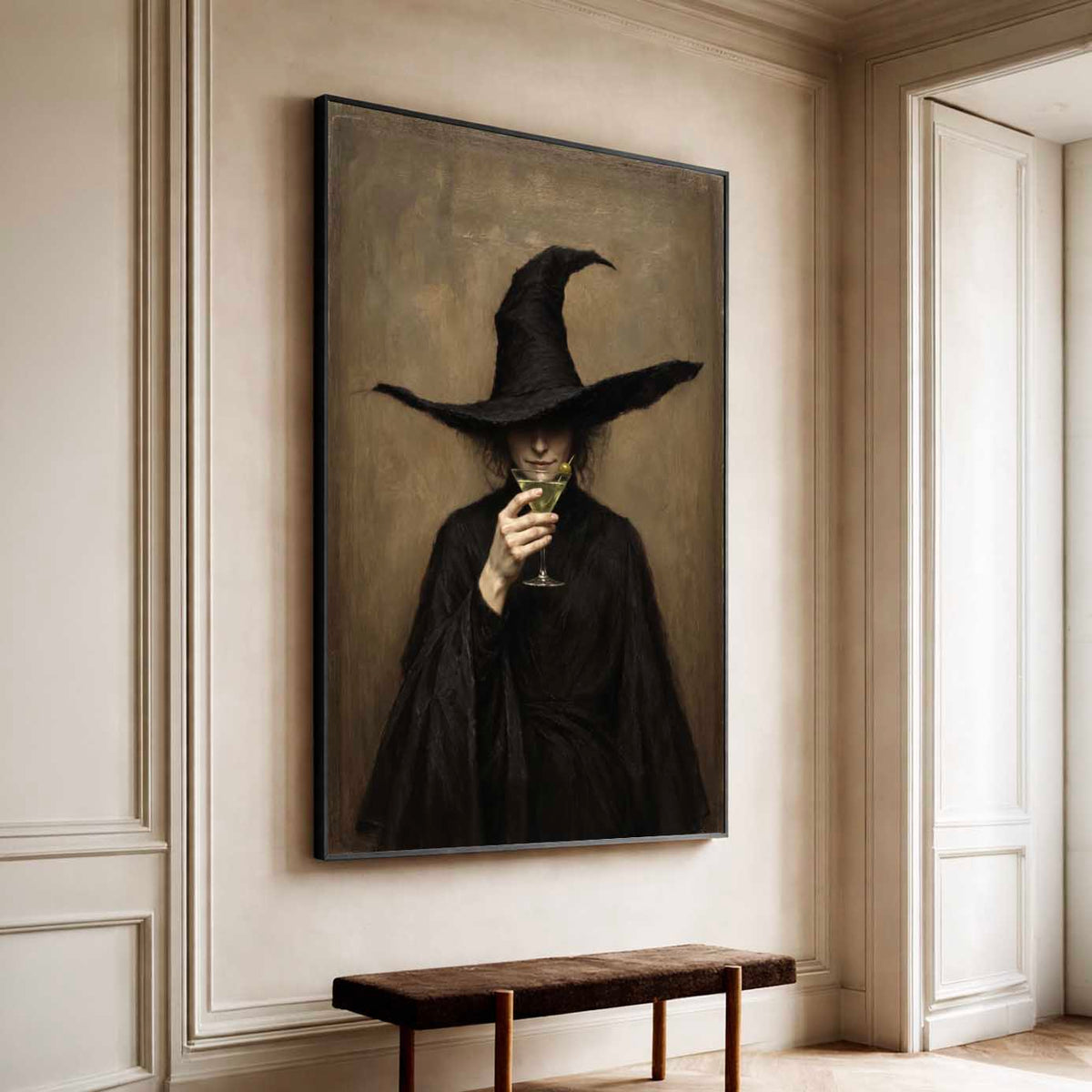Witch Martini Dark Academia Gothic Wall Art