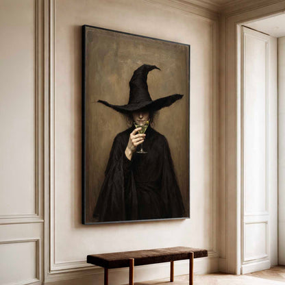 Witch Martini Dark Academia Gothic Wall Art