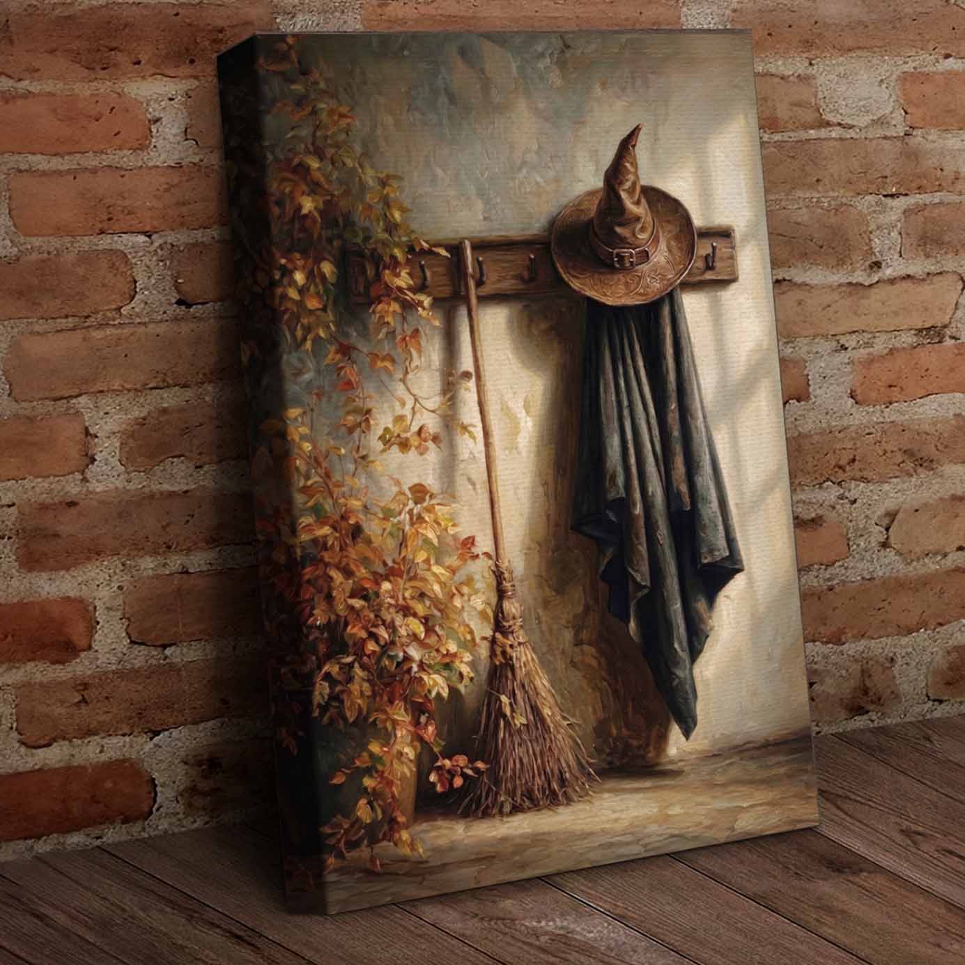 After The Night Ride Farmhouse Halloween Decor Canvas Poster