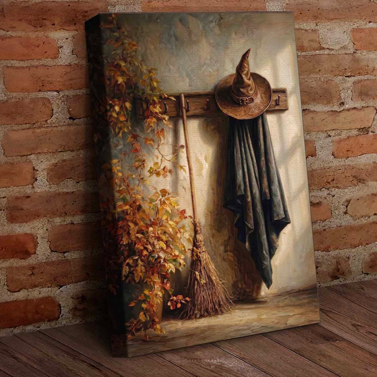 After The Night Ride Farmhouse Halloween Decor Wall Art
