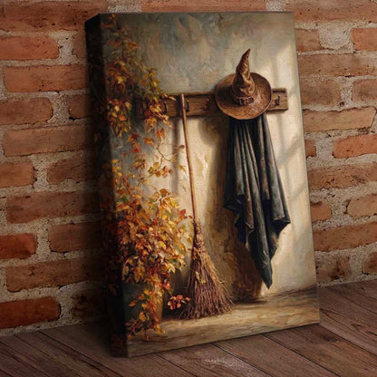 After The Night Ride Farmhouse Halloween Decor Canvas Poster