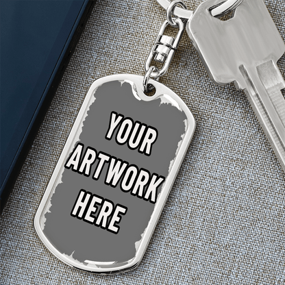 Your Artwork on Keychain