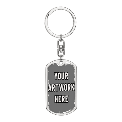 Your Artwork on Keychain