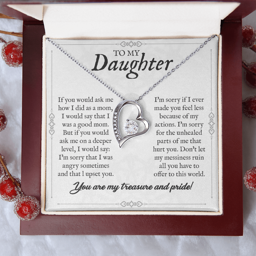 Healing Message Necklace To My Daughter From Mom