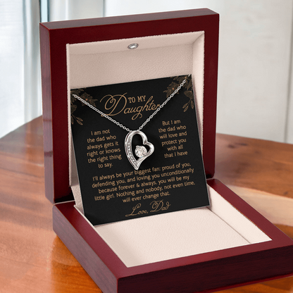 Your Biggest Fan To My Daughter From Dad Necklace