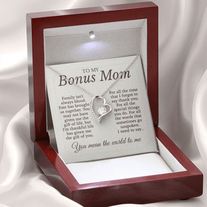 To my Bonus Mom Necklace