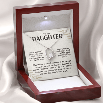 The Strength I See In You To My Daughter Necklace