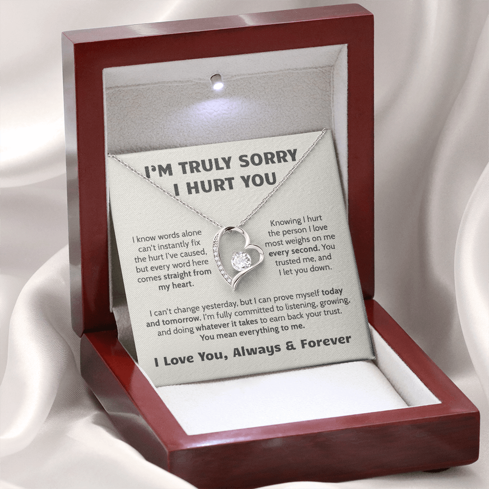 Sorry I Hurt You Apology Necklace for Her